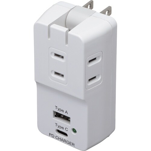 USB−PD対応AC充電器 JUT−32ACW 白