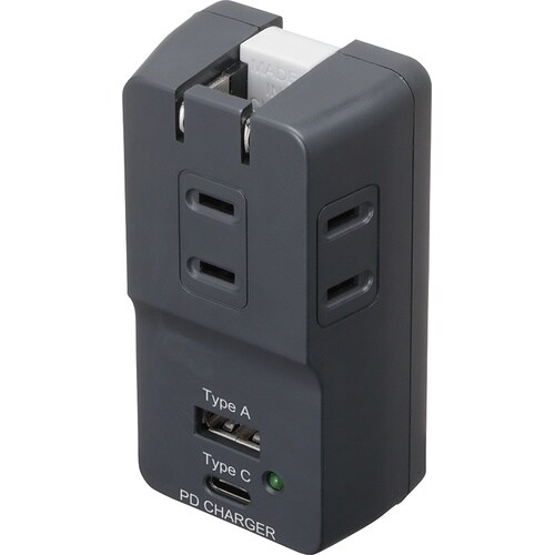 USB−PD対応AC充電器 JUT−32ACK 黒