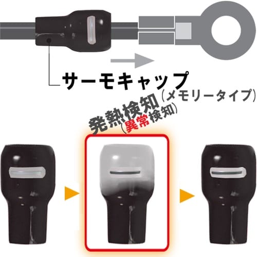 サーモキャップ メモリータイプ(黒)STC−200