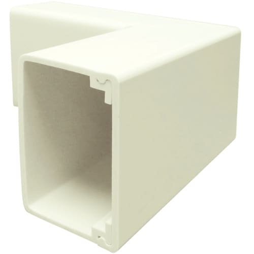 樹脂製ケーブル配線保護カバーNダクト外曲 ベージュ