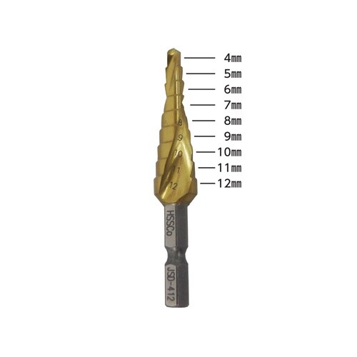 ステップドリル JSD−412 全長:71.5mm