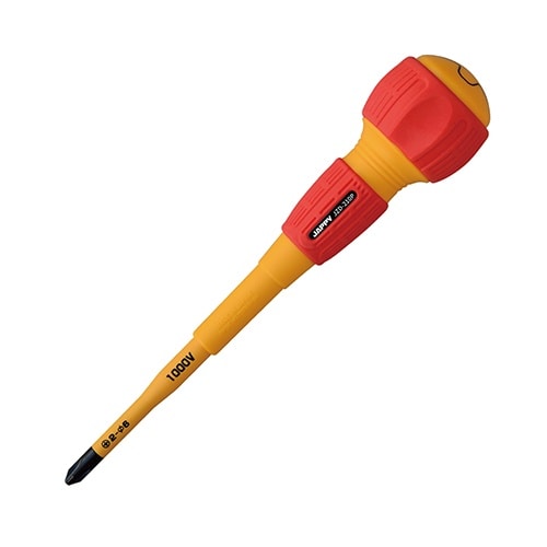 スリム絶縁ドライバー JZD−210P 198mm