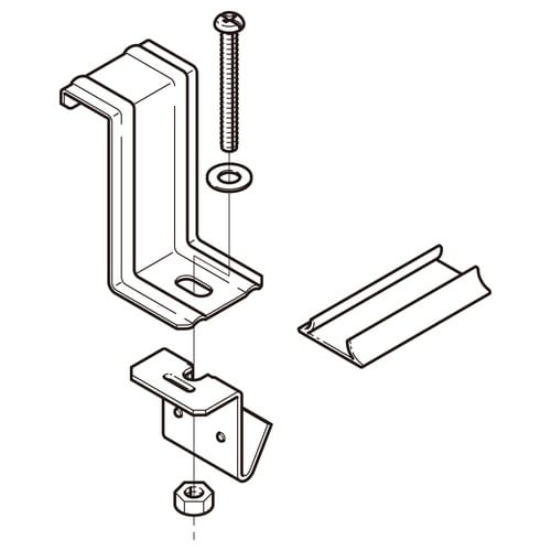 アングル用振れ止め金具7ARS10