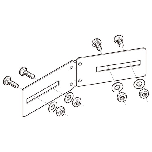 水平自在継ぎ金具7FRBG1