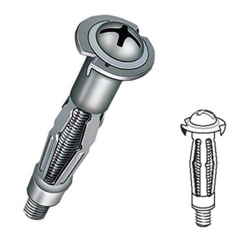 ボードアンカー(パック入)スチール(メッキ)
