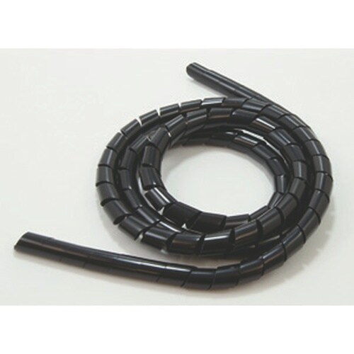 スパイラルチューブ黒 EM−SCB−0307