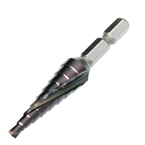 ブラックチタンステップドリルDSB−412RH