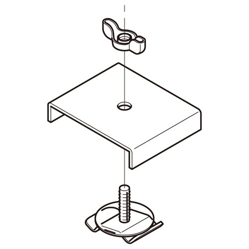 照明器具取付金具用補助金具ADK5UKB