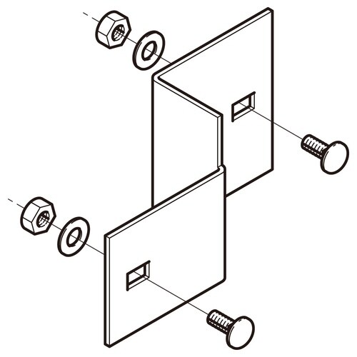 段違い口径違い金具ARRD5−10−25L