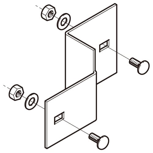 段違い口径違い金具ARRD8−15−70L