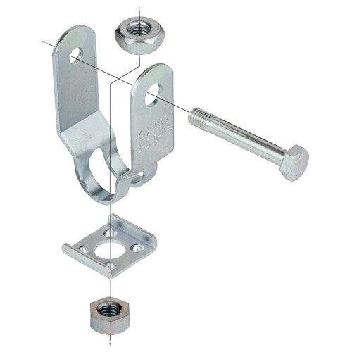 長穴付きダクター用吊り金具BHD1S−W3