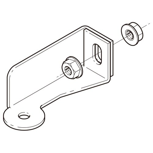 ブレース取付金具BKBR1HL