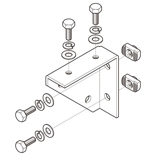 組立式ブラケット金具BKFC1