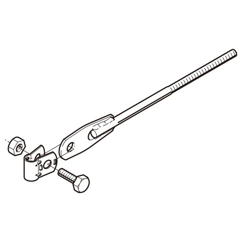 吊りボルト振れ止め金具BTYR1−W3