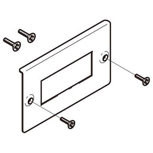 コンセントプレートCP3F