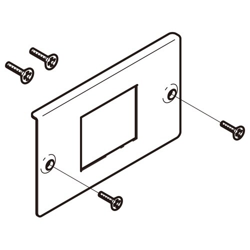 コンセントプレートCP4F