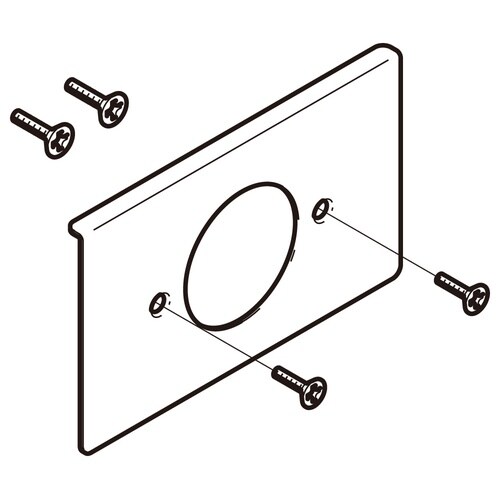 コンセントプレートCP4