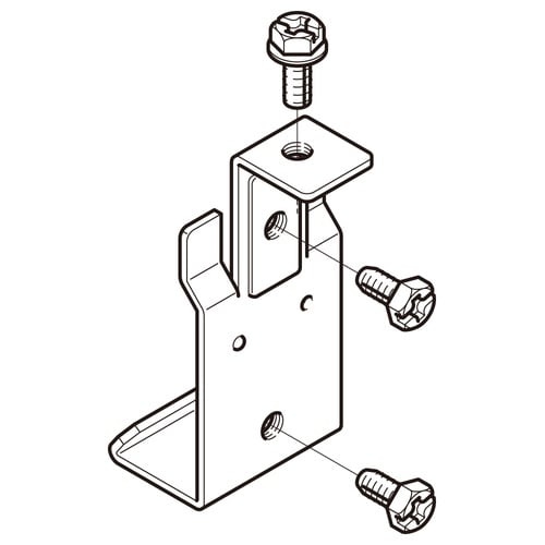 カバークランプ支持金具ノンBCVCS1NB