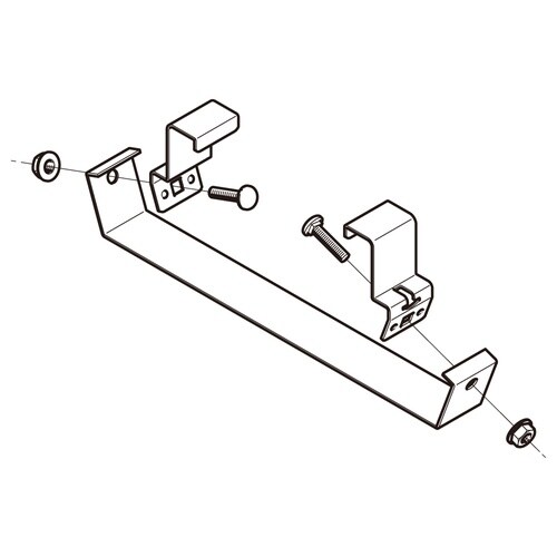 底板カバー支持バンドCVFQB80