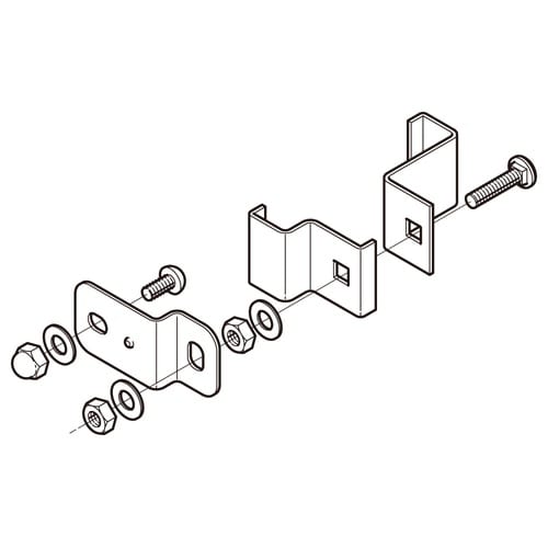 立上りカバー止め金具CVV15A1