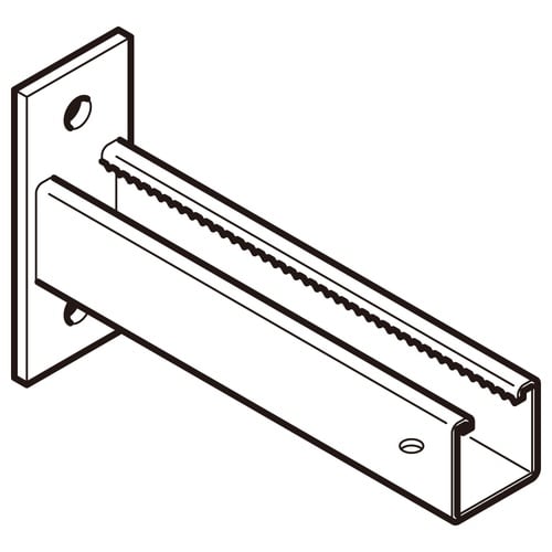 チャンネルブラケット溶融亜鉛DBK10