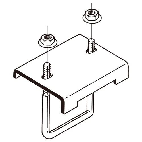 形鋼用交差支持金具DH1CL28