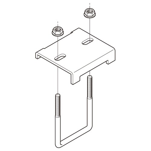 形鋼用交差支持金具DH2UL19