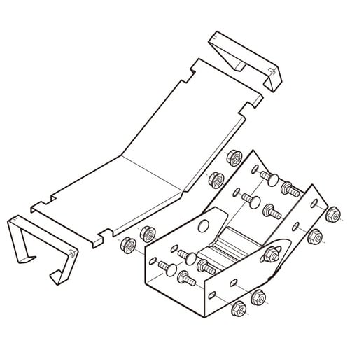 垂直自在継ぎ金具DI−12VF