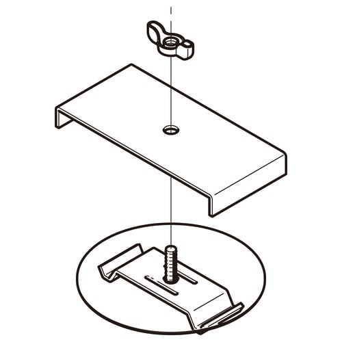 照明器具取付金具用補助金具DK10UKB