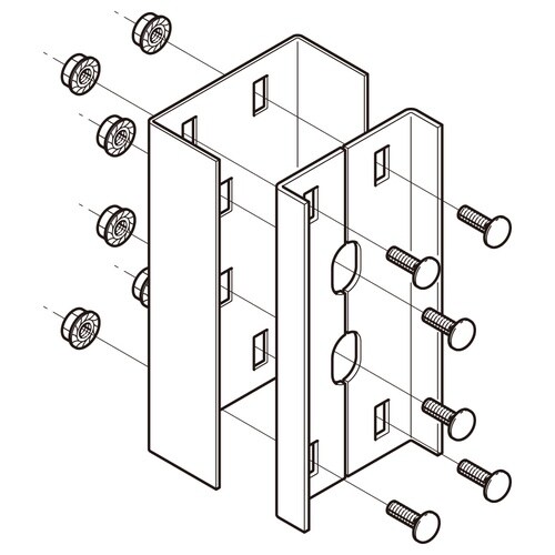 補強継ぎ金具DRG1R