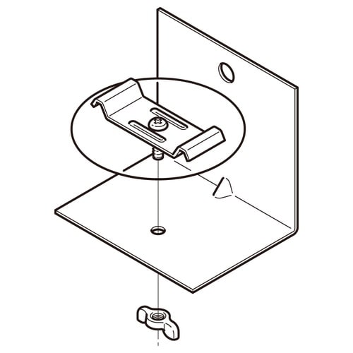 壁面用振れ止めエンドキャップECW10