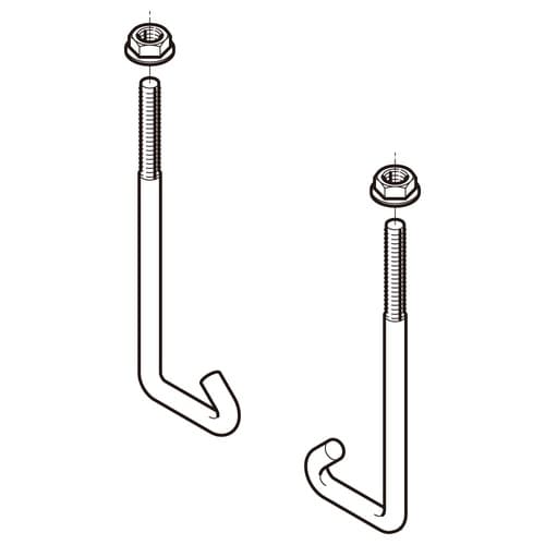 カバークランプ用フックボルトFB−CVCS