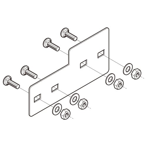 段違い継ぎ金具FRD7−10