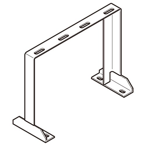立上りラック用架台標準色塗装P−AGY4023