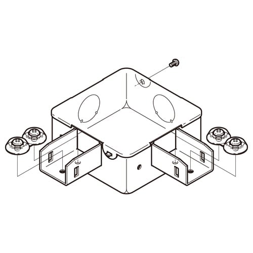 分岐ボックス標準色塗装P−DB1L