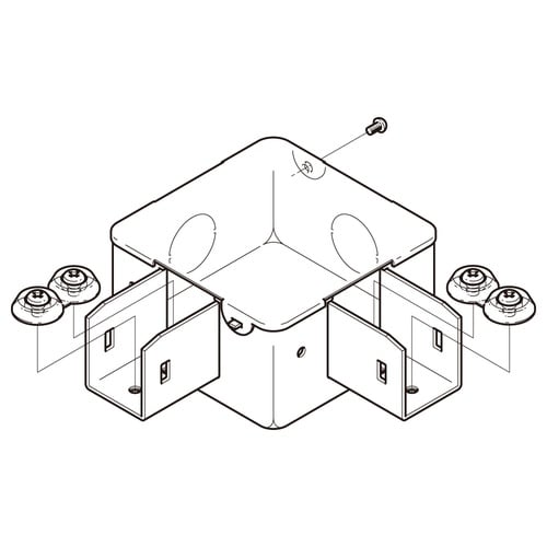 分岐ボックス標準色塗装P−DB2L