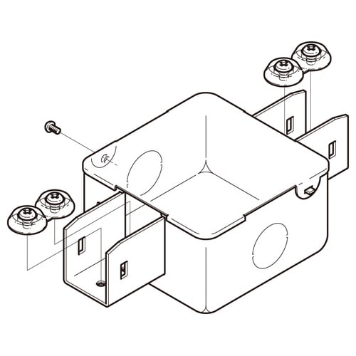 分岐ボックス標準色塗装P−DB2S