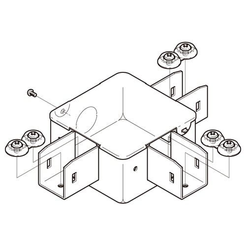 分岐ボックス標準色塗装P−DB2T