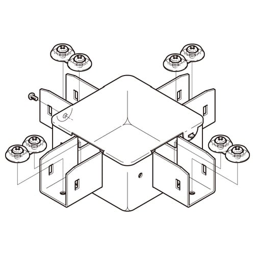 分岐ボックス標準色塗装P−DB2XN