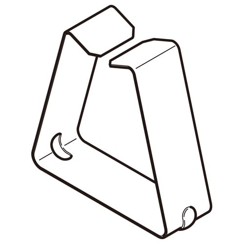 カバー止め金具標準色塗装P−DF2C