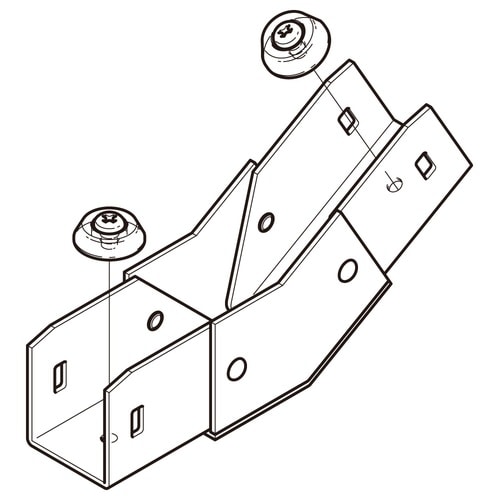 エルボ(30°)標準色塗装P−DI−230