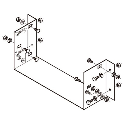 盤接続金具標準色塗装P−DPU6030