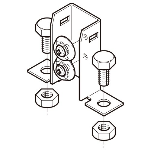 盤接続金具標準色塗装P−DU1
