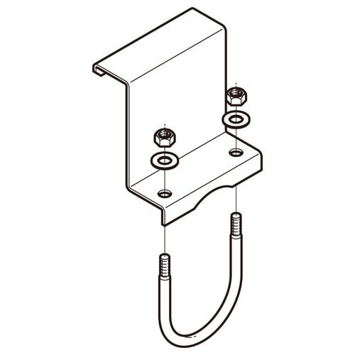 パイプブラケット用振止金具PBQ3