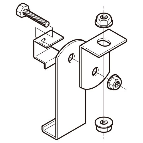 斜め吊り金具QRFH1