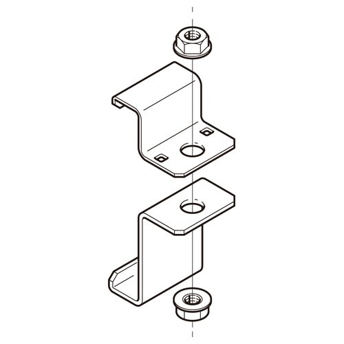 ラックカバー対応吊り金具QRH1C