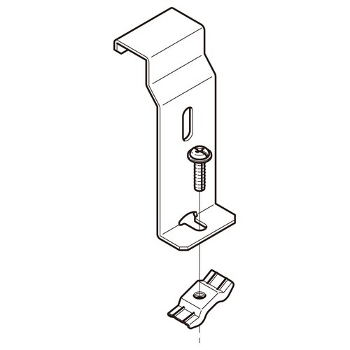 下面カバー対応振止め金具QRS13