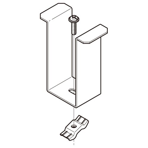 並列部振れ止め金具QRS1W