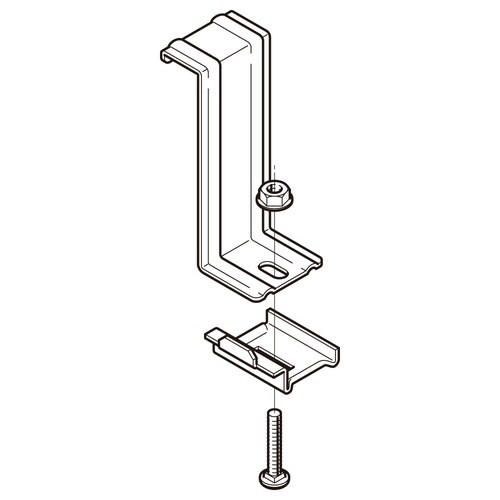 アングル用振れ止め金具QRS9