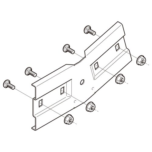 上下ベンド継ぎ金具QRVG15